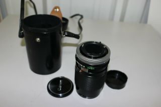 Vintage Canon Lens Fd 135mm 1:3.  5 - Made In Japan