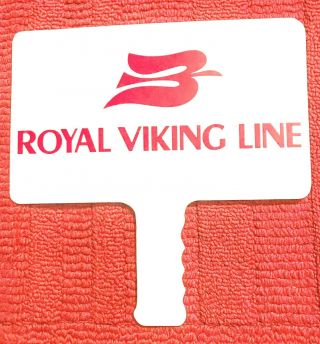 Hand Sign From The Great 5 - Star Royal Viking Line - Very Collectible