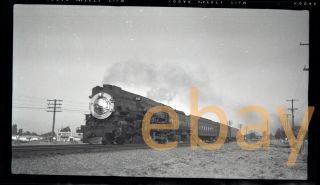Southern Pacific Steam Passenger Train,  Loco 4347 - B&w Negative