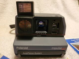 VINTAGE Polaroid Impulse AF Instant Camera 600 PLUS MADE IN USA 2