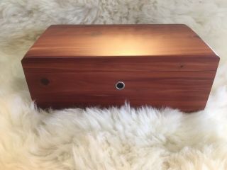 Lane Mini Cedar Chest Wooden Box Hope Keepsake Retro W/key Indiana 26