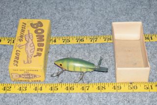 Early Vintage Wood Bomber Fishing Lure