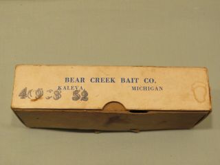 Vintage Ice King Spearing Decoy Fishing Lure Bear Creek Bait Co,  Box 2
