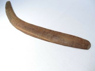 Fine Antique Australian Aboriginal Mulga Wood Hunting Boomerang Australia
