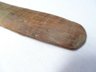 Fine Antique Australian Aboriginal Mulga wood Hunting Boomerang Australia 2