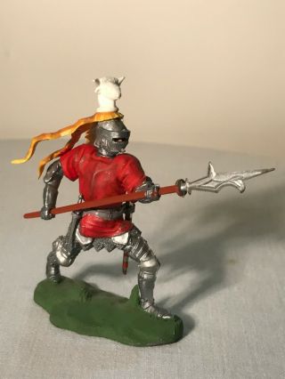 Vintage 1473 Britains Ltd Swoppet Knight Attacking With Pike - Halbard