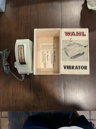 Vintage Wahl Supersage Model 4400 Hand Held Massager Vibrator Box