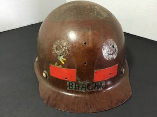 Vintage Homestake Mine Sd Miner’s Hard Hat.  Richard Bracha Sr.