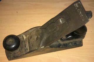 Antique Stanley Bailey No 4 1/2 Type 8 1899 - 1902 Smoothing Plane Low Knob