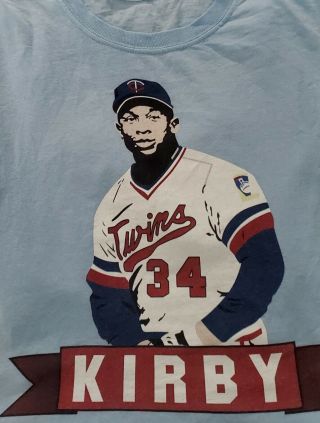 Vintage Kirby Puckett Minnesota Twins Shirt Xl