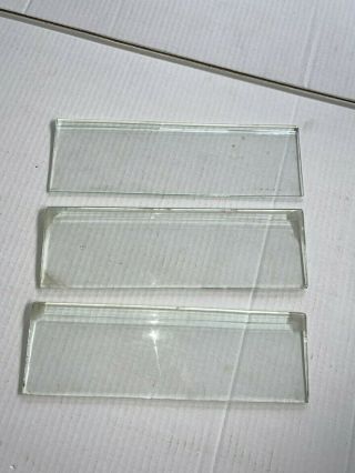 Vintage Replacement Glass Shelf Shelves Bathroom Medicine Cabinet 12 3/4 " X 4 "
