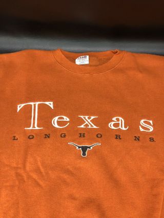 Vintage Texas Longhorns 1990’s Sweat Shirt Size L