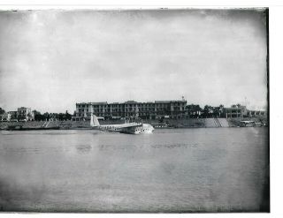 G - Aduy Short S - 23c Pictured On Nile River At The Old Winter Palace Hotel C1938