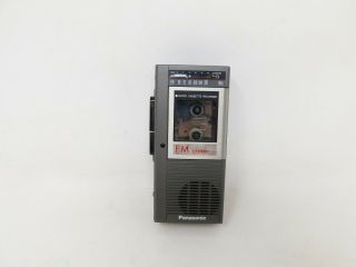 Vintage Panasonic Micro Cassette Recorder Rn - V54 Voice