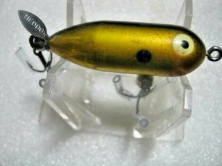 Rare Old Vintage Heddon Tiny Torpedo Topwater Prop Lure Lures 2