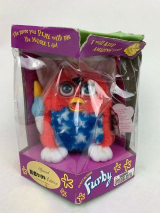 Vintage 1999 Patriotic / Statue Of Liberty Furby Limited Edition (missing Crown)