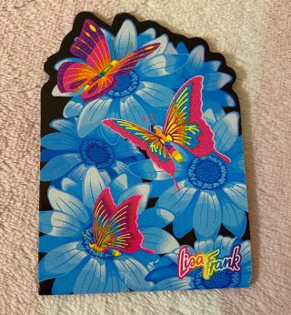 Vintage Lisa Frank Dream Writers Mini Notepad Butterflies Flowers Notebook