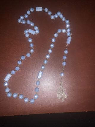 Vintage Or Antique Jmj Be With Us On Our Way Jesus Mary Joseph Rosary