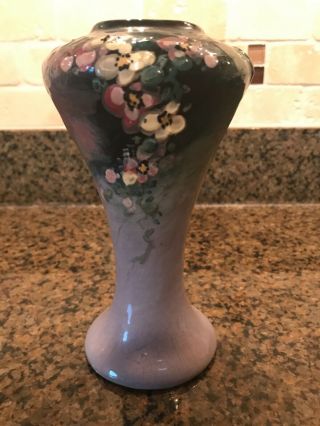 Antique Weller Eocean Floral Pottery Vase