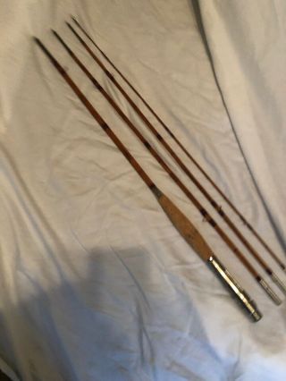 Vintage Bamboo Fly Rod 4 Piece 9 Ft, 2