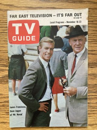 So Ohio Nov 16 1963 Tv Guide Mr Novak James Franciscus Paul Henning Sam Jaffe