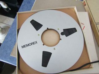 Memorex 10.  5 Mastering Metal Reel To Reel Tape With Vintage Rock Music
