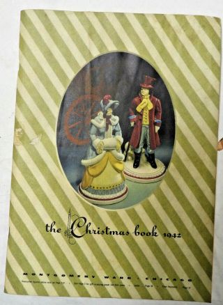 Vintage 1942 Montgomery Ward Christmas Book 160 Pages 8x11 " Complete