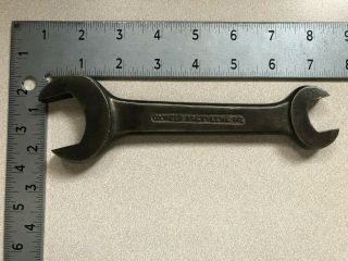 Vintage Oxweld Acetylene Co.  Double Open End Wrench 3/4 " - 1 1/4 " Rust
