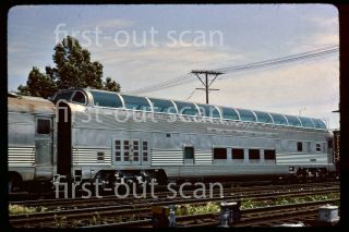Duplicate Slide - Atsf Santa Fe 508 Dome Passenger Car