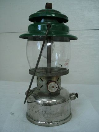 Vintage Coleman Lantern 1962 Model 236 In As Found Big Lantern