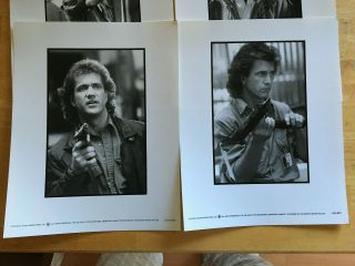 Mel Gibson Lethal Weapon 3,  4 different vintage press headshot photo s 2