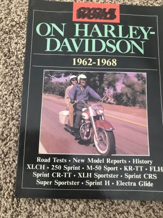 1962 - 1968 Harley Davidson History Book Cycle World