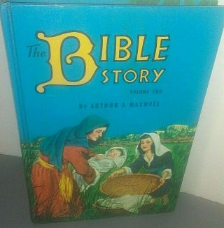 Vintage The Bible Story Hardcover Book Volume 2 Arthur S Maxwell 1973