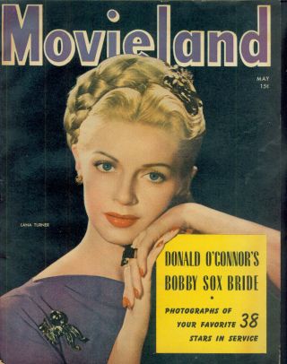 3 Great Vintage Movie 1940s Magazines Lana Turner Paulette Goddard Betty Hutton