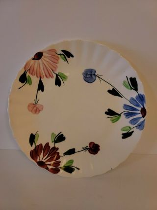 Vintage Blue Ridge Southern Potteries Hand Painted Floral Pattern Decorative.