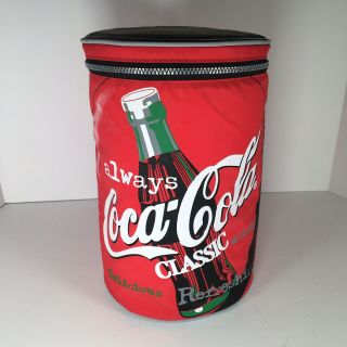 1998 Always Coca - Cola Classic Vintage Soft Cooler Bag,  Strap 12 " Tall Insulated