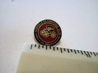 Horseless Carriage Club Of Los Angels Vintage Gold Filled Small Pin On