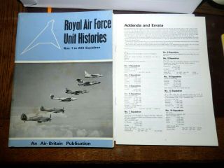 Royal Air Force Unit Histories Nos.  1 To 200 & Addenda And Errata 1969