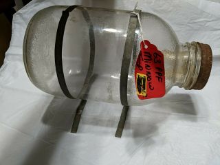 Antique Glass Large Minnow Trap