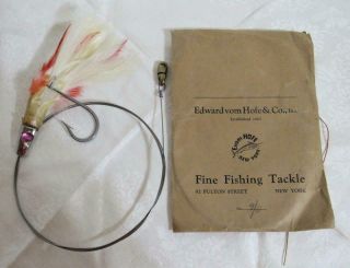 Edward Vom Hofe & Co.  Est.  1867 Fishing Lure In Envelope Fine Fishing Tackle
