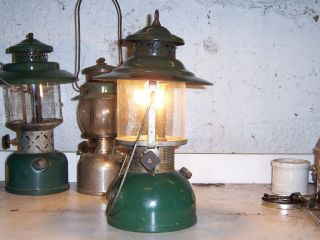 Vintage Gasoline Lantern,  Montgomery Ward Model 54,  Akron,  1935,