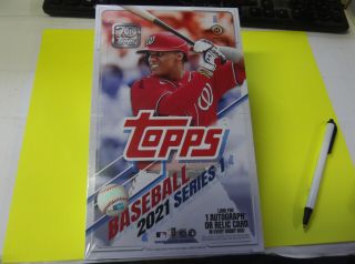Factory 2021 Topps Baseball Series 1 Hobby Box W/silver Pack