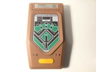 Vintage 1981 Tandy Radio Shack Electronic 2 Player Handheld Baseball Game
