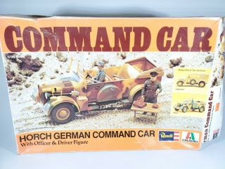 Vintage Revell Italaerei 1/35 Horch German Command Car & Figures - Open Box