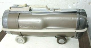 Vtg 1960s Tan Electrolux Model G Canister Vacuum Cleaner No Attachments