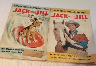 2 Jack And Jill Jan 1961 Vintage Children 