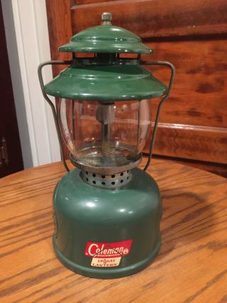 Vintage Coleman Lantern Model 5120 Lp Gas Propane 4 - 68 Single Burner Green