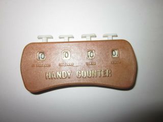 Vintage Plastic Money Handy Counter Made In Hong Kong