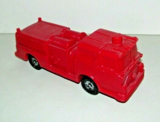 Vintage Keith Smykal 12 " Hard Plastic Mack Fire Truck 