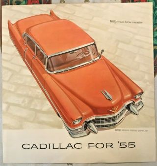 1955 Cadillac Full Line,  Inc.  Eldorado,  Showroom Folder